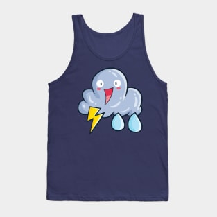 Cute thunder rain cloud Tank Top